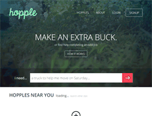 Tablet Screenshot of hopple.com